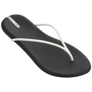 Ipanema Flip Flops Women Starck Ting White Black 485136XHW Ireland